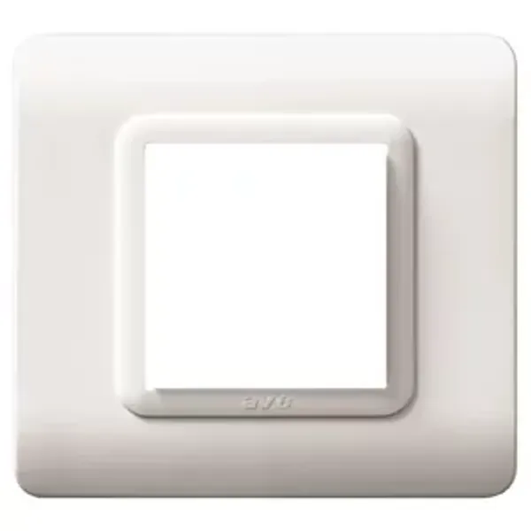 44 MOULDED FR. PLATE WHITE       2M image 1