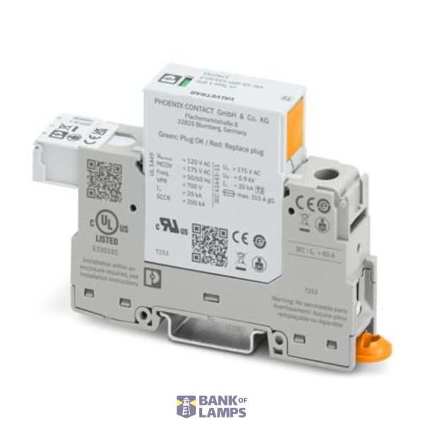 VAL-US-SPP-120/50/1+0-R - Surge protection device image 1