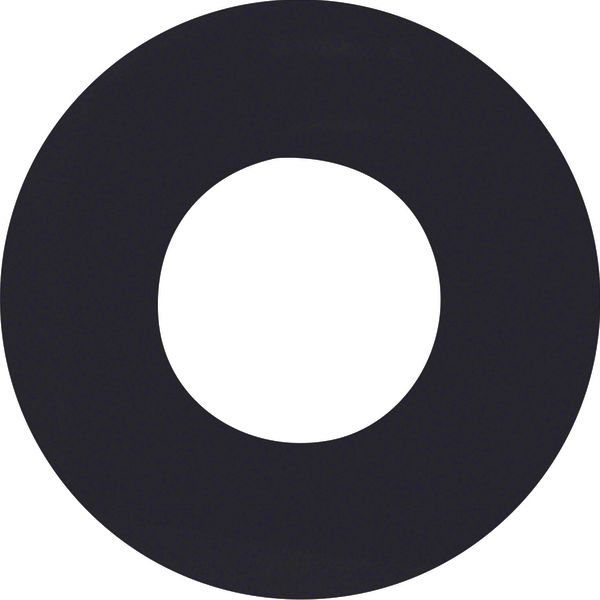 Centre plate for push-button/pilot lamp E10, R.1/R.3, black glossy image 1