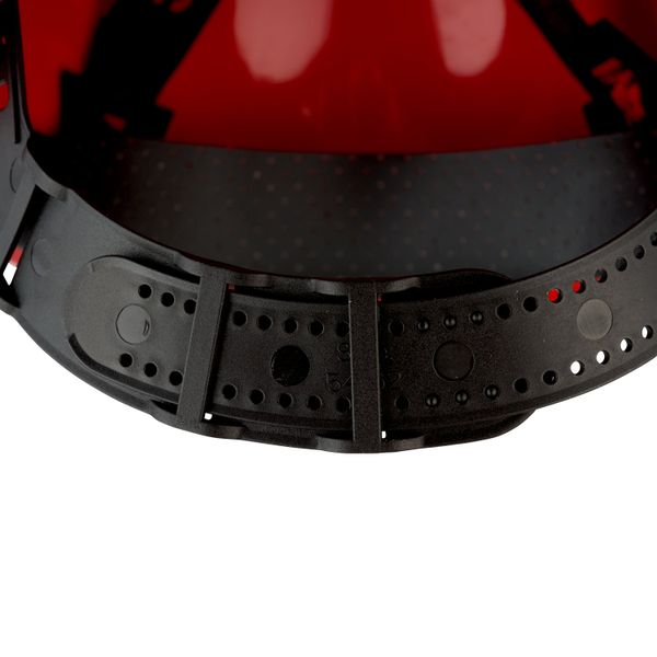 3M™ Hard Hat, Uvicator, Pinlock, Ventilated, Plastic Sweatband, Red, G image 5