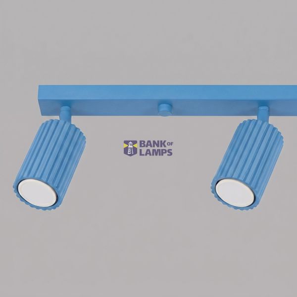 Ceiling lamp KARBON 4L azure image 3