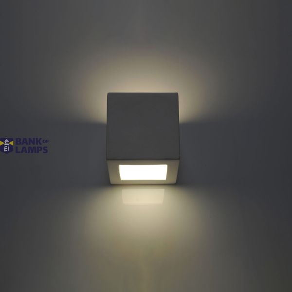 CERAMIC WALL LAMP LEO E27 1X60W IP20 image 3