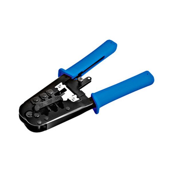 Crimping tool universal for RJ45/12/11 jacks image 1