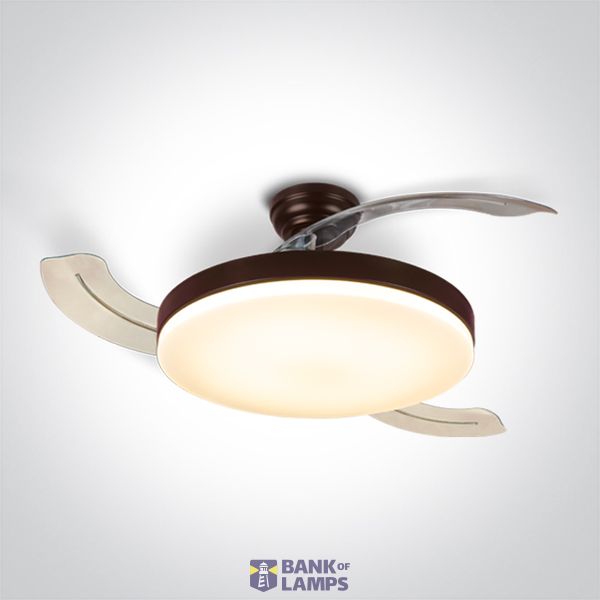 Fanlight-1 32W 3500lm 3K-4K-5,5K CRI85 Dimm IP20 230V brown image 1