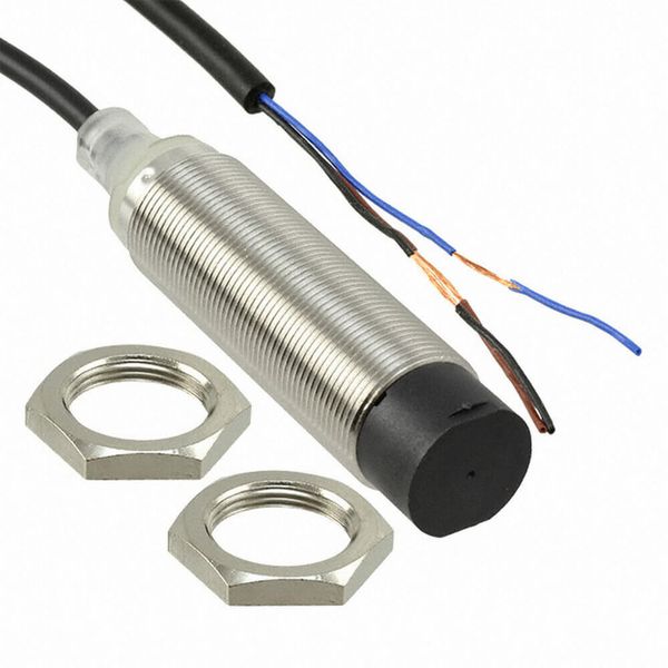 Proximity sensor, inductive, nickel-brass, long body, M18, unshielded, E2B 2305A image 2