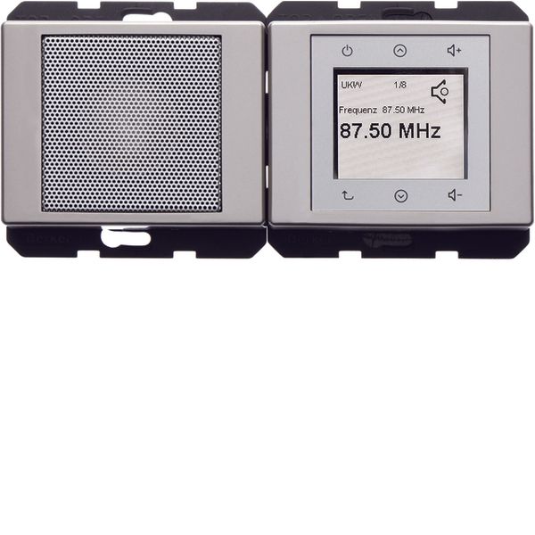 Radio Touch and loudspeaker Arsys stainless steel, lacquered image 1