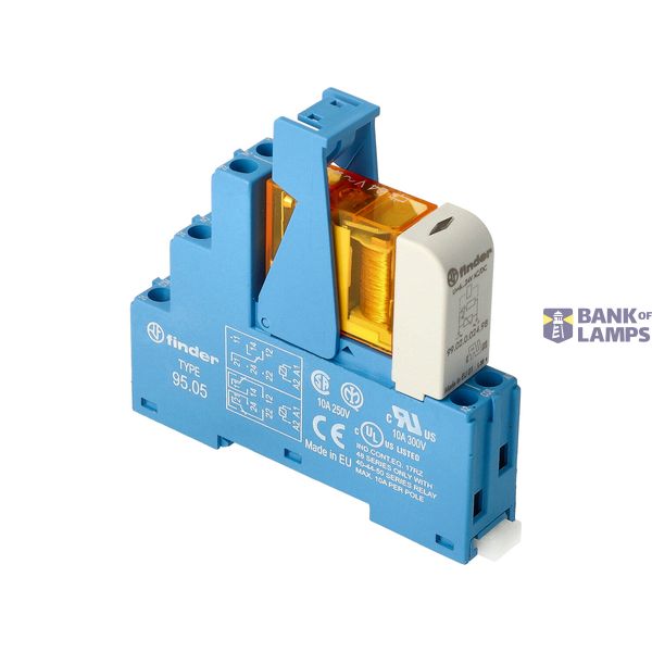Rel. interface Mod.screw 2CO 8A/24VAC/Agni+Au/LED/varistor (48.52.8.024.5060) image 2