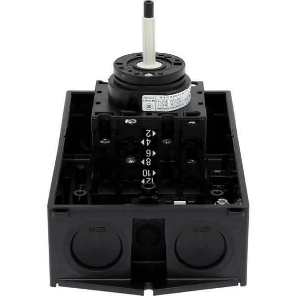 T3-3-15680/I2/SVB Main switch, T3, 32 A, surface mounting, 3 contact unit(s), 3 pole + N, 1 N/O, 1 N/C, Emergency switching off function, With red rotary handle and yel image 5