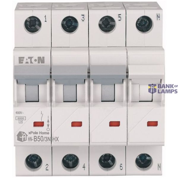 HN-B50/3N-HX Eaton Moeller series xPole Home - HN/HN-HX MCB image 1