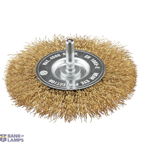 Brass Wire Wheel, 100mm image 1