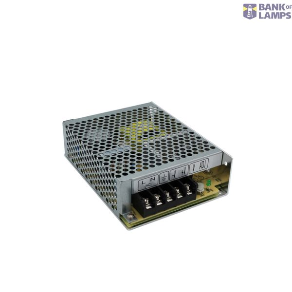 RS-75-12 Switching power supply, closed, 72W, 12V, 6A, MEAN WELL image 1