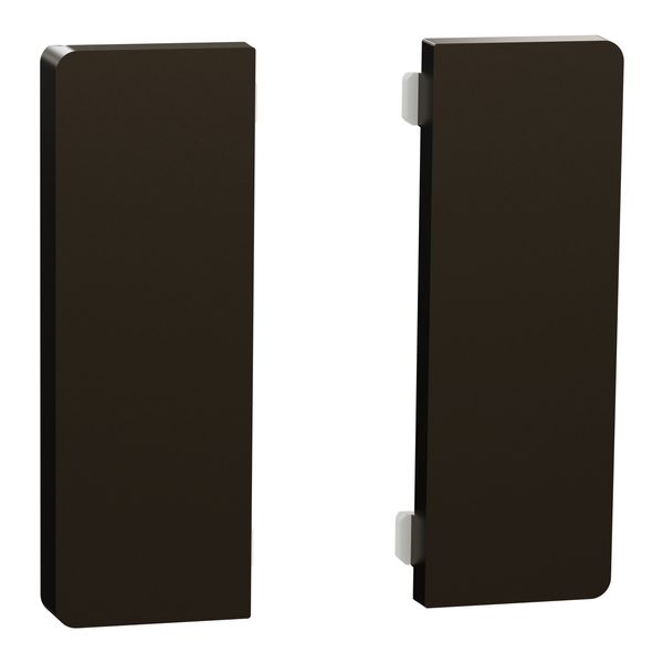 Push button, KNX, Merten System Design, 2gang, rockers, mocca metallic image 1