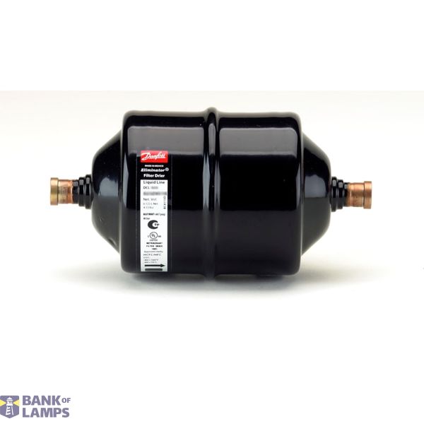 Hermetic filter drier, DCL, 16 cu.in., Steel Cu-plated image 1