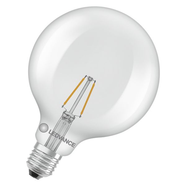 LED Classic Globe 125 25 Filament P 1.8W 827 Clear E27 image 1