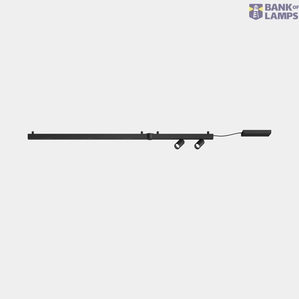 Lineal lighting system Apex Lineal Surface 1595mm 2 Spots 52mm 46.1W LED warm-white 2700K CRI 90 ON-OFF White IP20 3419lm image 1