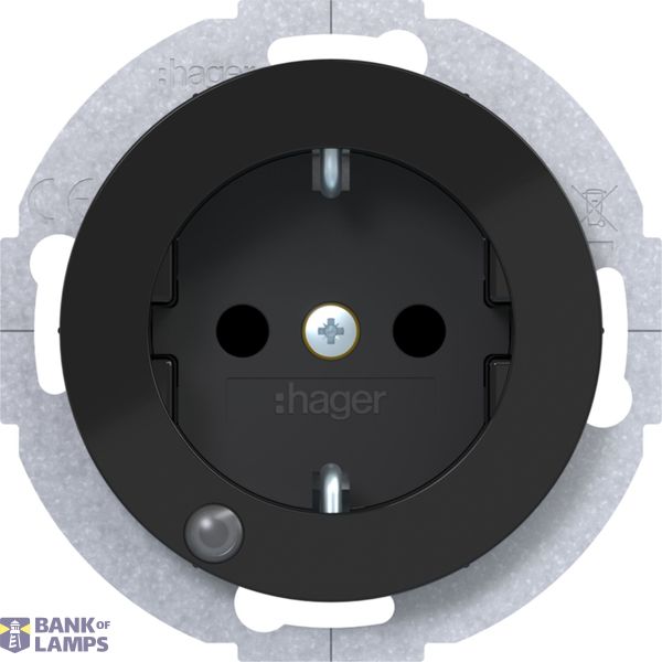 WCD RA with indicator LED, R.1/R.3/R.8, black image 1