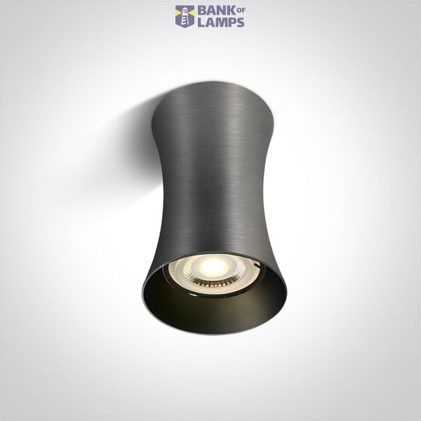 METAL GREY GU10 10W 100-240V DARK LIGHT image 1