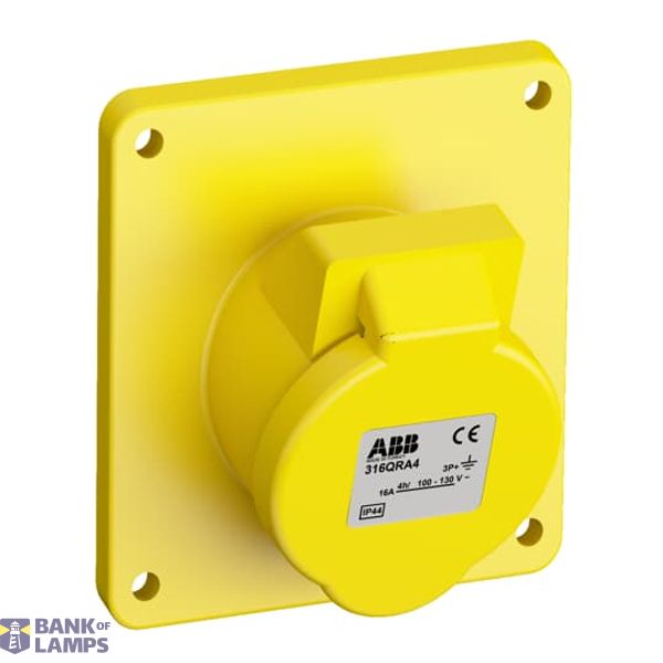 316QRA4 Panel mounted socket image 1