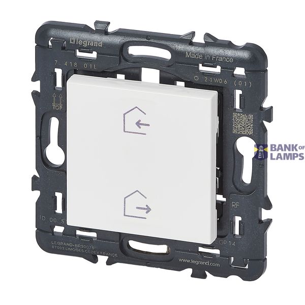 WIRELESS BATTERYLESS CONTROL MASTER SWITCH HOME / AWAY REPEATER VALENA image 2