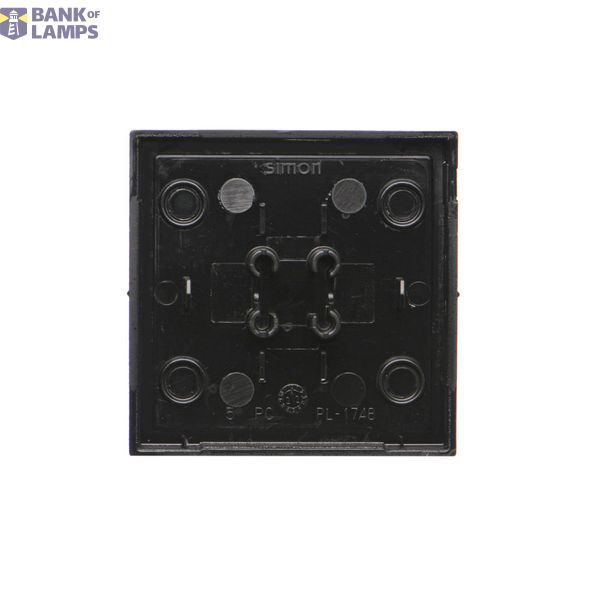 Two gang switch, (module), 16AX, Screw, anthracite, metalic image 1