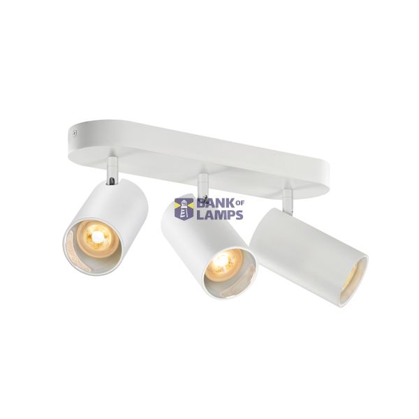 ASTO TUBE, ceiling-mounted light, cylindrical, GU10, 3x max. 10 W, white image 1