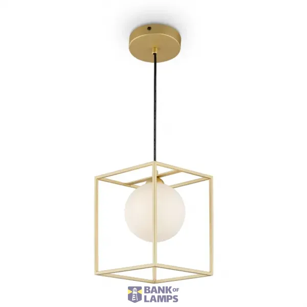 Modern Trinity Pendant lamp Gold image 1