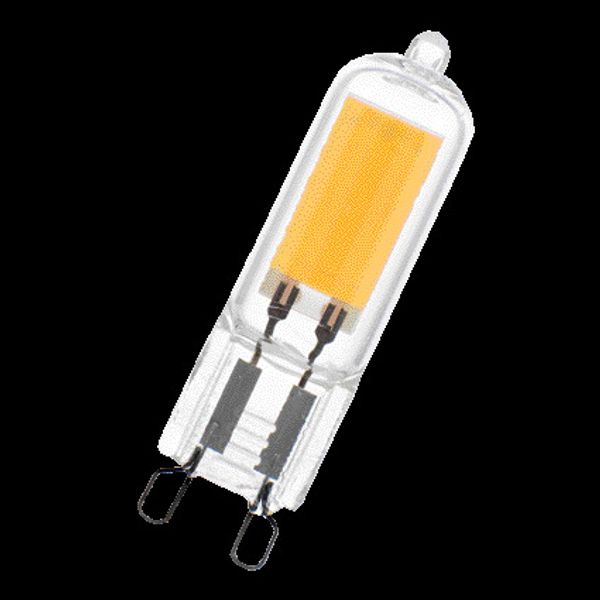 LED G9 Glass 240V 2W 2700K Clear image 2