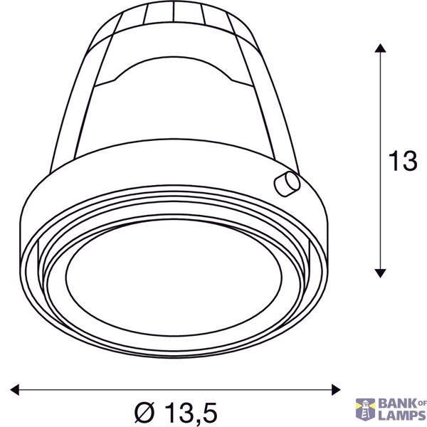 COB LED MODULE, matt white, 12ø, CRI90+, 3200K image 6