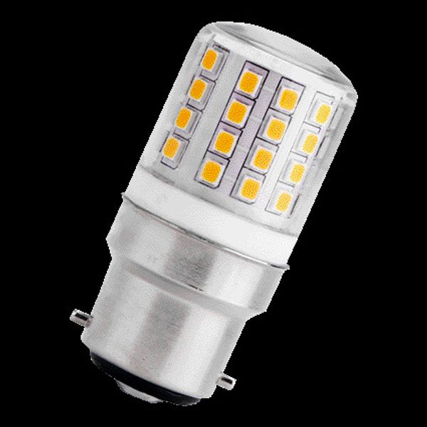 LED B22d T27X58 100V-260V 4W 3000K CL image 2
