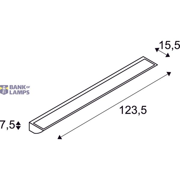 VANO WING, silver-grey, T5 Energy Saver, max. 54W, IP65 image 3