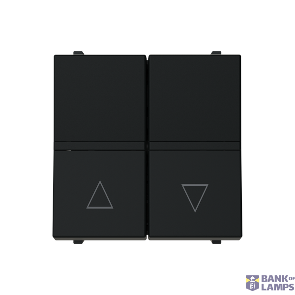 Push-button blind control - 2M - Matt Black image 1