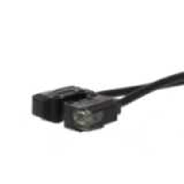 Photoelectric sensor, through-beam, miniature, side view, 2m, NPN, L-o E3T 1258B image 3