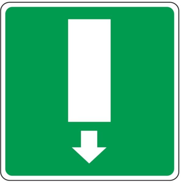 Safety sign - Al - Dimensions: 250x250 mm image 1