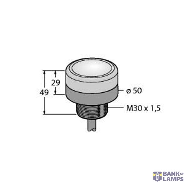 LED Signal Light Beacon   K50BLGRXP image 1