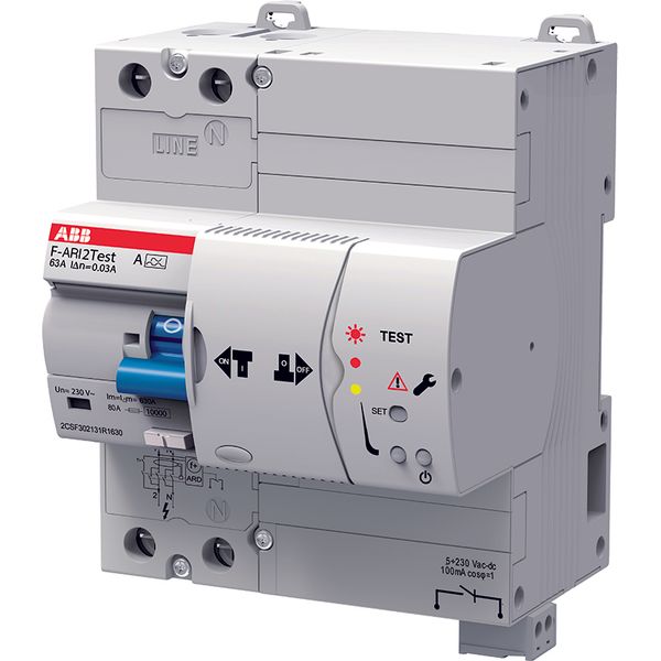 F-ARI2Test A-25/0.03 Autoreclosing device with Automatic Test image 1