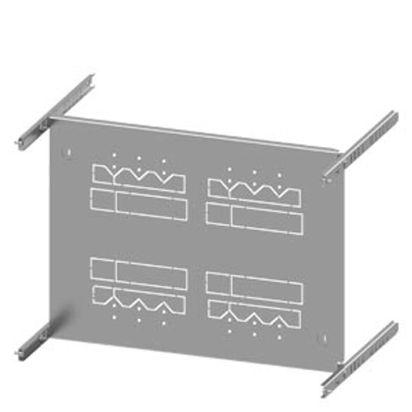 SIVACON S4 mounting plate 3VL4 up to 400A 3/4-pole,  8PQ6000-2BA88 image 1