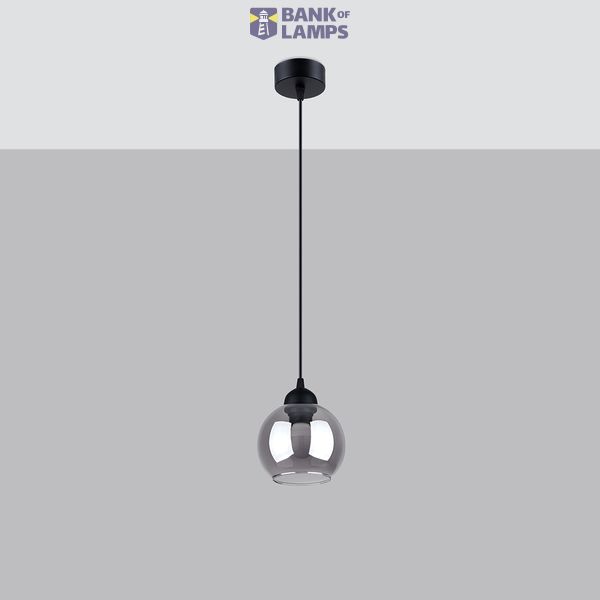 HANGING LAMP ALINO 1 BLACK E27 1X60 IP20 image 3