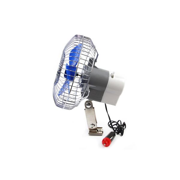 Car Fan Metal with Screw mount + clip CFAN-15 +12V image 1