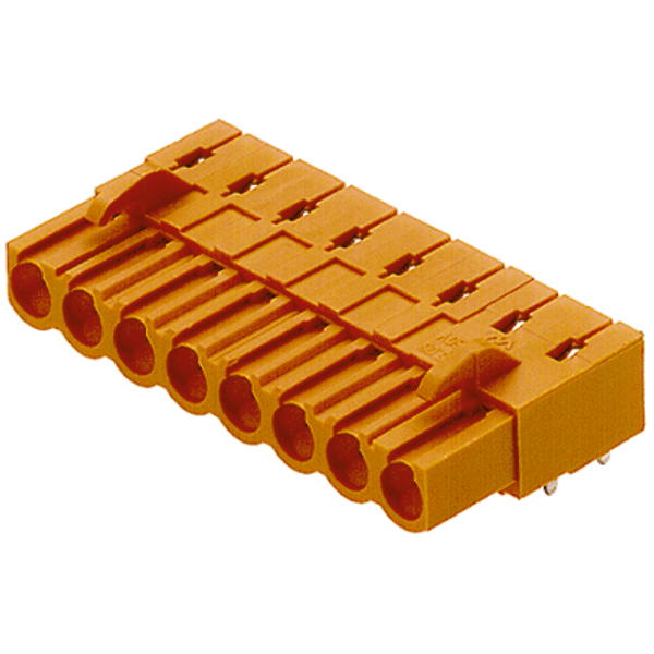 PCB plug-in connector, female header, closed side, THT solder connection, 5.08 mm, Number of poles: 10, 90°, Solder pin length (l): 4.5 mm, tinned, black, Box image 7