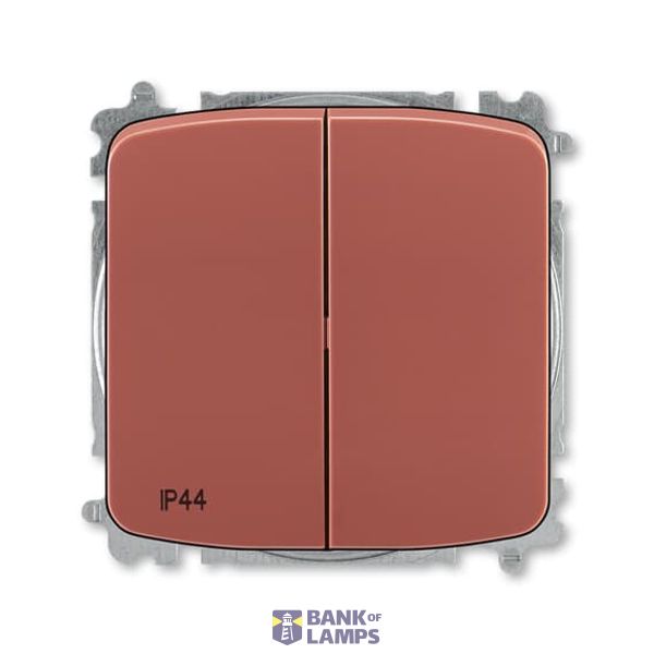 3559A-A52940 R2 Mechanical Controls 2 gang(s), Rocker lever Two-way switch red - Tango image 1
