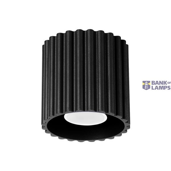 Ceiling lamp AURA 1 black GU10 image 5