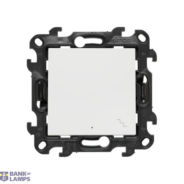 Two-way switch with LED illumination, (module), Simon 24, IP20/IP44, 10AX, white image 1