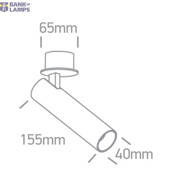 BLACK COB 12W CCTV IP20 700mA ADJUSTABLE DARK LIGHT image 3