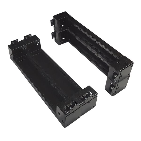 Plinth side parts (pair) with corner parts D=800 H=200 mm image 1