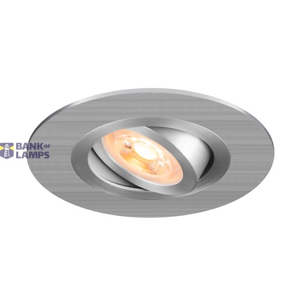 NEW TRIA® 75 XL, recessed ceiling light, round, max. 10W , GU10, aluminium image 1