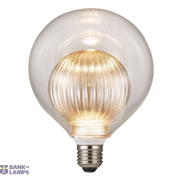 Deco E27 | G125 Double | Dim | 2700 Kelvin | 240 Lumen image 1