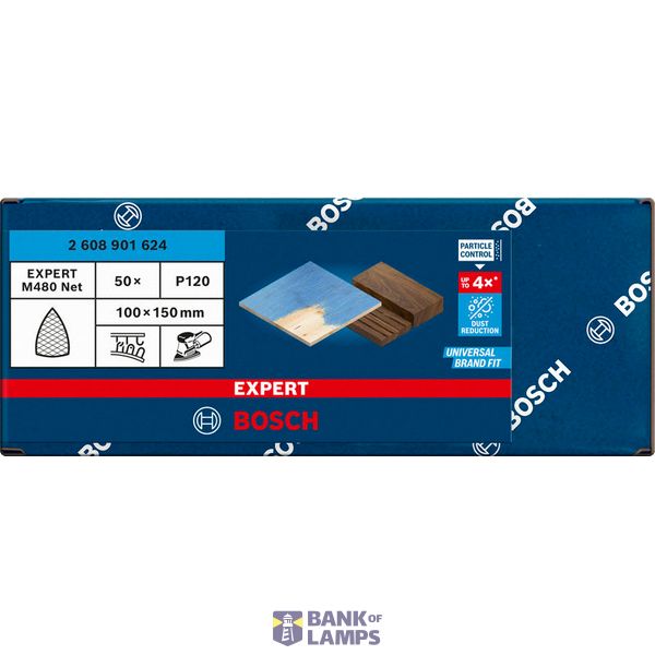 EXPERT M480 Sanding Net 100 x 150 mm, G 120, 50-pc image 2