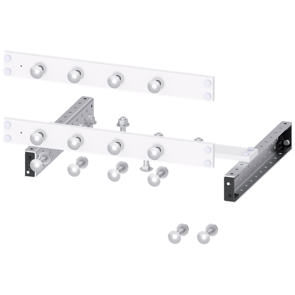 SIVACON S4, MBB connection, 3VA27 (1600A), Withdrawable, 3/4-pole, MBB: top rear, W: 400mm image 1