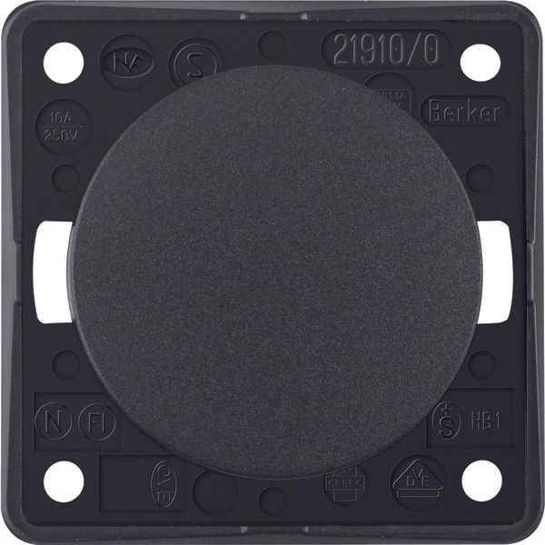 Push-button, NO contact, screw terminals, Integro - Design Flow/Pure,  image 1