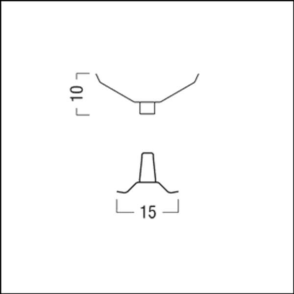 SUP2 MOUNTING SPRING LOCK - Wall mounting holder image 3